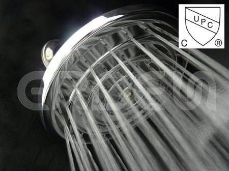 UPC cUPC Swirl Brass Single Function Rain Shower Head - ERDEN Swirl Brass Single Function Rain Shower Head